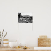 ベツレヘム外の羊飼いと羊 ポスター (キッチン)