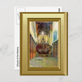 ベツレヘム教会の内部出生 ポストカード (正面/裏面)