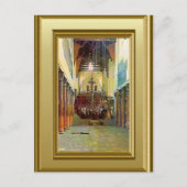 ベツレヘム教会の内部出生 ポストカード (正面)