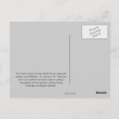 ベツレヘム祝21ポストカード ポストカード (裏面)