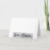 ベツレヘム輝くナイト(星)グリーティングカード シーズンカード (裏面)