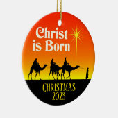 ベツレヘム・クリスマスの三人の賢者スター セラミックオーナメント (右)