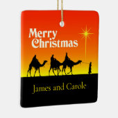 ベツレヘム・クリスマスの三人の賢者スター セラミックオーナメント (右)