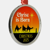 ベツレヘム・クリスマスの三人の賢者スター メタルオーナメント (右)