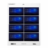 ベツレヘム・クリスマスナイトのスター ラベル (フルシート)