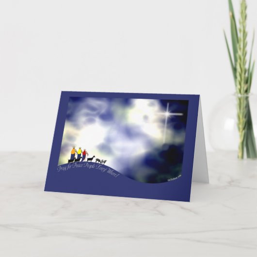 ベツレヘム・ヤギ・クリスマスへの旅 シーズンカード (正面)