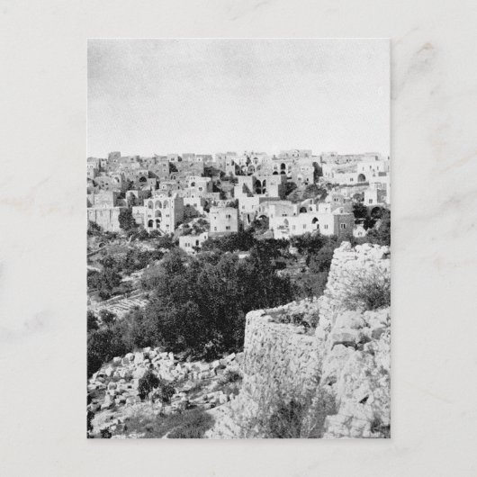 ベツレヘム、1890年頃 ポストカード (正面)