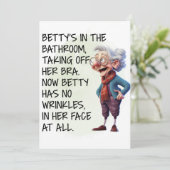 ベティおもしろいがトイレに居る 招待状 (スタンド正面)