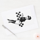 ベティのビートII 長方形シール (封筒)