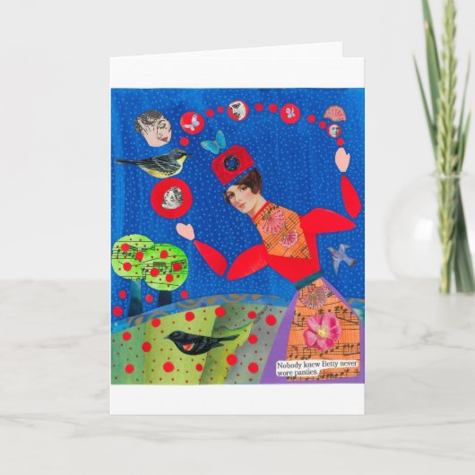 ベティの挨拶状 カード (正面)