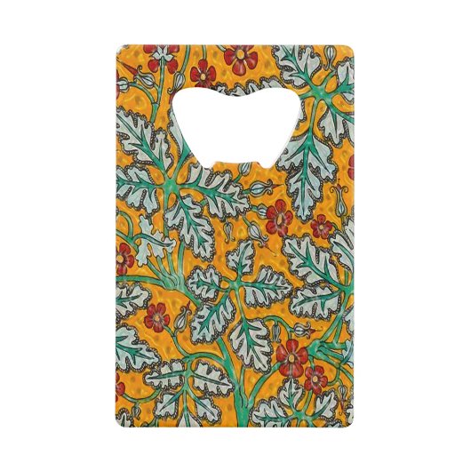 ベティの黄色い花 クレジットカード栓抜き (正面)