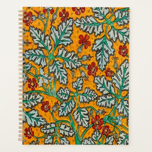 ベティの黄色い花 プランナー手帳 (正面)