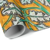 ベティの黄色い花 ラッピングペーパー (ロールコーナー)