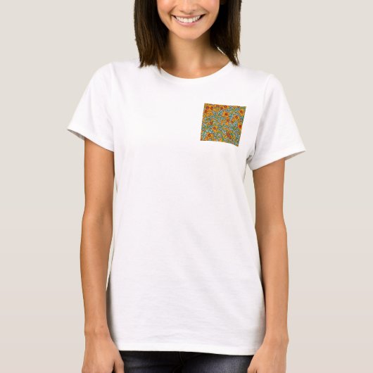 ベティの黄色い花 Tシャツ (正面)