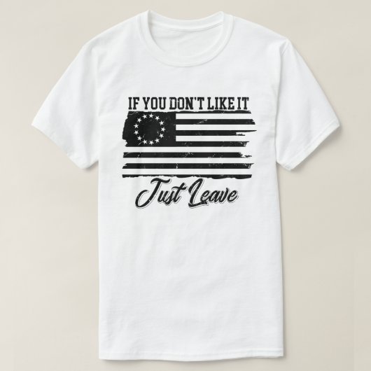 ベティもし・ロスお前は好きじゃな離れい Tシャツ (デザイン正面)