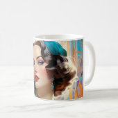 ベティアラブルアールデコ コーヒーマグカップ (正面右)