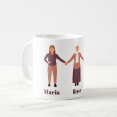 ベティシンプルー付き調和 コーヒーマグカップ (正面左)