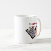 ベティナースは、"置かれてあなたの大きい女の子のパンティー言います、 コーヒーマグカップ (正面右)