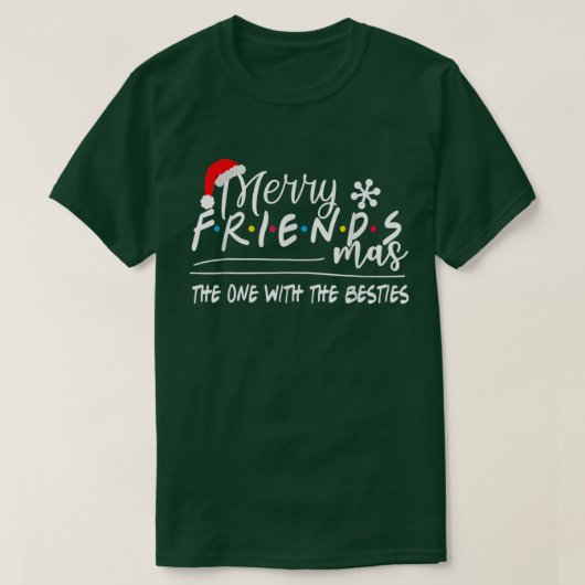 ベティメリースのクリスマスと友人 Tシャツ (デザイン正面)