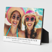 ベティモダンーズ友情ハート写真 フォトプラーク (側面)