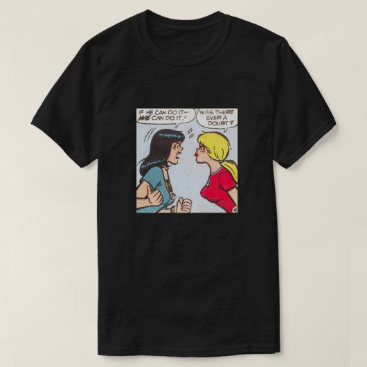 ベティヴェロニカ漫画ストリップクラシック Tシャツ (デザイン正面)