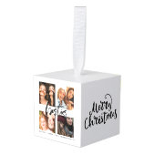 ベティーズ4最高のフレンドメリークリスマス キューブオーナメント (正面アングル)