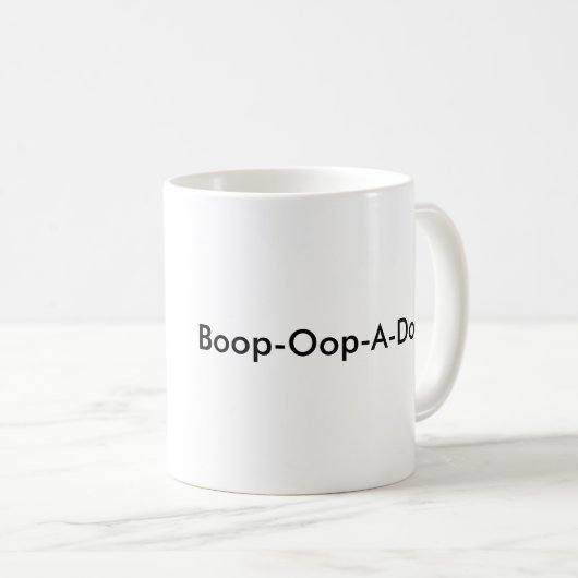 ベティー・ブープのコーヒー・マグ- CelebriDucksのゴムアヒル コーヒーマグカップ (正面右)