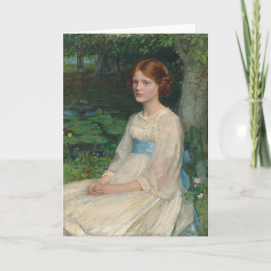 ベティ恋しく思ポーロック | ジョンウィリアムウォーターハウス カード (正面)