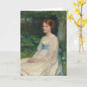 ベティ恋しく思ポーロック | ジョンウィリアムウォーターハウス カード (黄色い花)