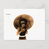 ベティ・コンソン美しいの水着 ポストカード (正面)