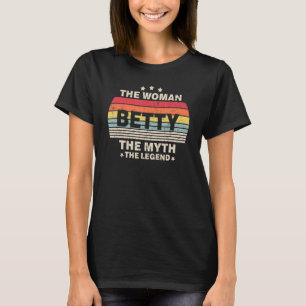ベティ・ザ・ウーマン・ザ・ミス・ザ・レジェンド おもしろい言葉T Tシャツ