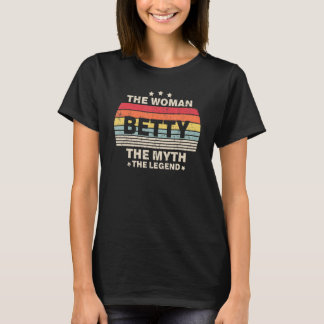 ベティ・ザ・ウーマン・ザ・ミス・ザ・レジェンド おもしろい言葉T Tシャツ