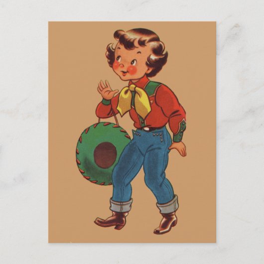 ベティ・ザ・女性のカーボーイ ポストカード (正面)