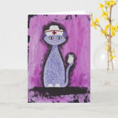 ベティ、ペイズリーのナース カード (黄色い花)