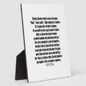 ベティ・ボッター・ベター・バター（舌ツイスター） フォトプラーク (側面)