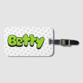ベティ ラゲッジタグ (正面横)