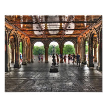 ベテスダ噴水とプロムナード