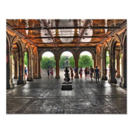 ベテスダ噴水とプロムナード フォトプリント           