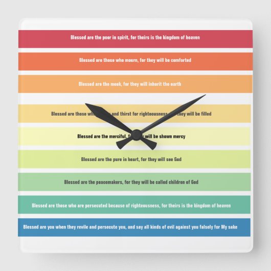 ベテツドゥーズウォールクロック スクエア壁時計 (正面)