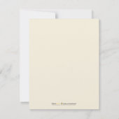 ベテニーフランケルカスタムフラットノートカード ノートカード (裏面)