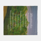 ベテュデス フリースブランケット (正面(横))