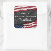 ベテランありがとう スクエアシール (バッグ)