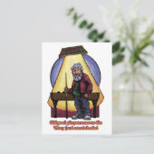 ベテランのプールプレーヤー ポストカード (スタンド正面)