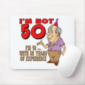 ベテランの18歳児の第50誕生日プレゼント マウスパッド (マウス)