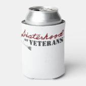 ベテランズシスターズの軍隊プライドデザイン 缶クーラー (缶正面)