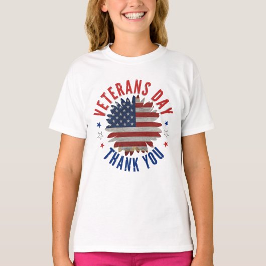 ベテランズ・デー ありがとう Tシャツ (正面)