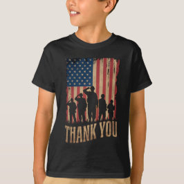 ベテランズ・デー アメリカ国旗 ヴィンテージ 感謝 Tシャツ