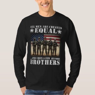 ベテランブラザーズ ミリタリー ブラザーフッド 愛国心 Tシャツ