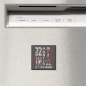 ベテランライフ・自殺啓発 PTSDベテラン 22日 マグネット (インサイチュ (食洗機))