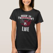 ベテラン妻ライフをロックするTシャツ Tシャツ (正面)